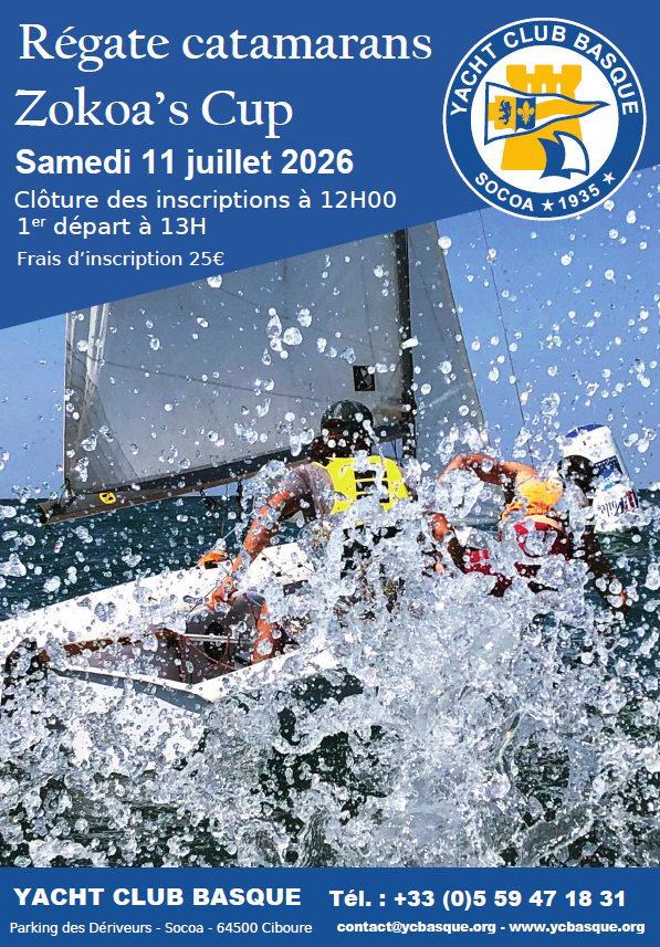Régate Zokoa's cup 11 juillet 2026